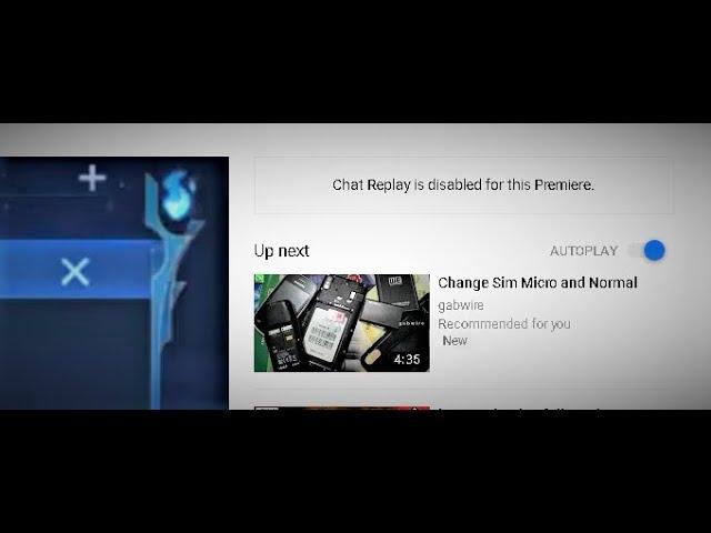 Chat Replay For Video Premieres   Enable