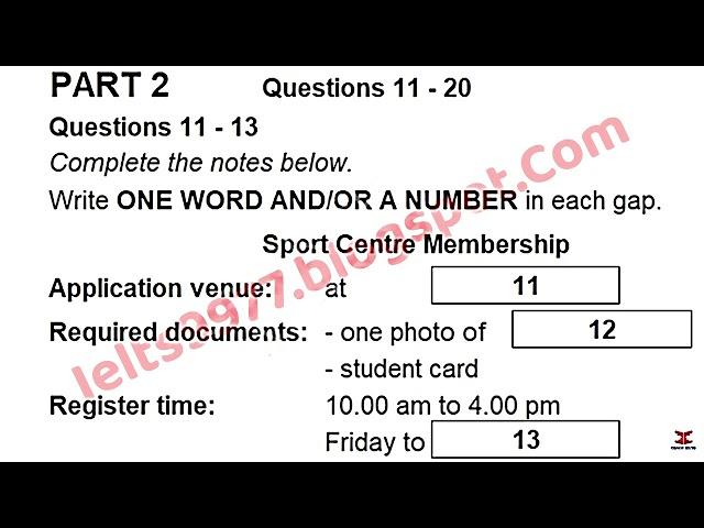 September IDP IELTS Listening Test || Cambridge listening test