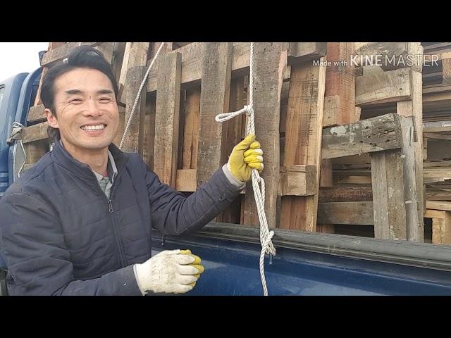 로프 묶는 법 트럭 밧줄 매듭 묶는 방법 rope knotting#청도군이야기#농부놀이터DuBoTV