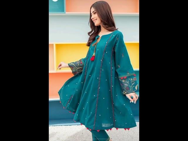 latest And Stylish Short Frocks designs for summer Collection 2023/Eid Frock Designs2023/#eidspecial