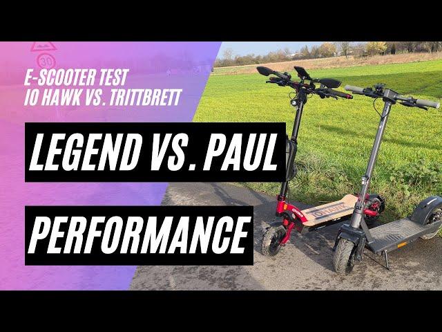  Performance Messung Trittbrett Paul vs. IO HAWK Legend mit Dragy GPS