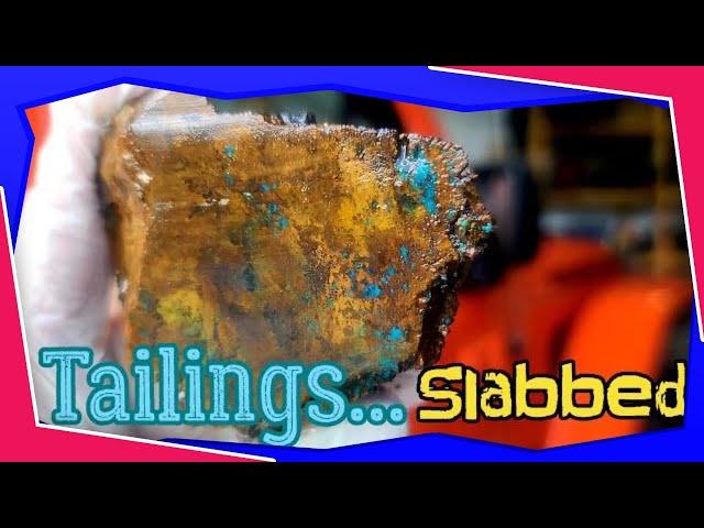 Slabbing Montana Mine Tailings #slabbingminetailings