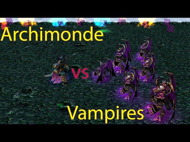 Archimonde VS 6 Vampire Guild - Who is the strongest villain in warcraft3 ?