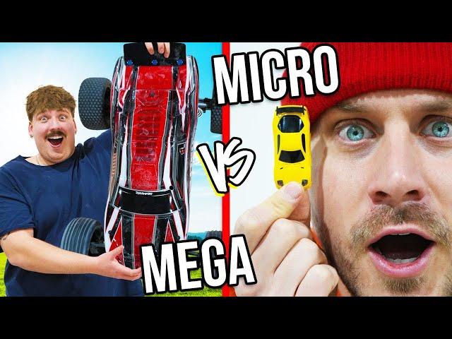 MEGA vs Micro RC Cars *BUILD CHALLENGE*