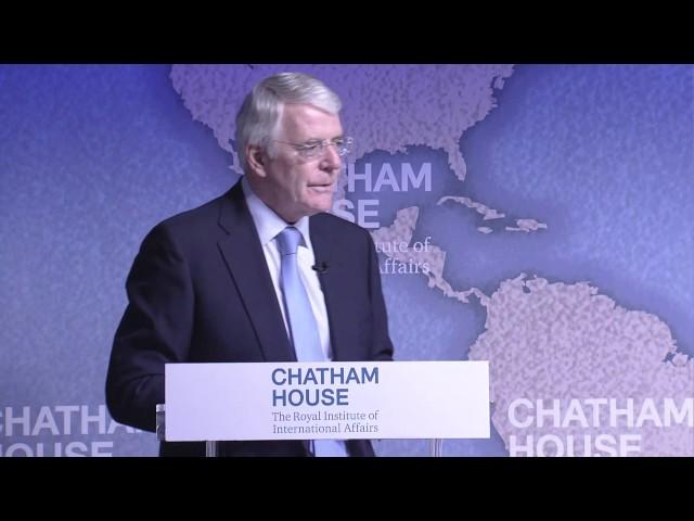 John Major at Chatham House: On the Post-EU Referendum Debate