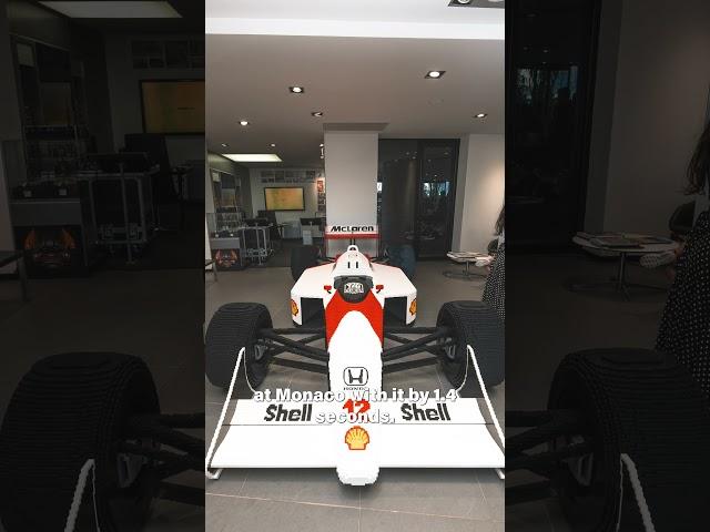 Incredible Life-Size #LEGO F1 Car! The McLaren MP4/4!