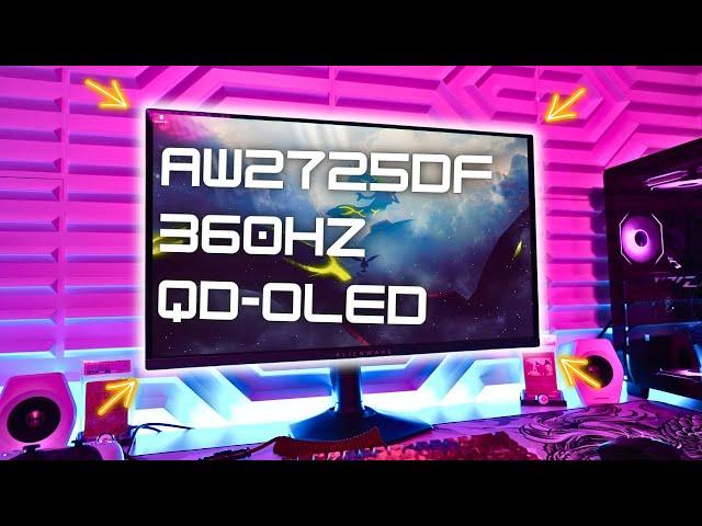 Alienware 360Hz AW2725DF 27" QD-OLED Gaming Monitor Review