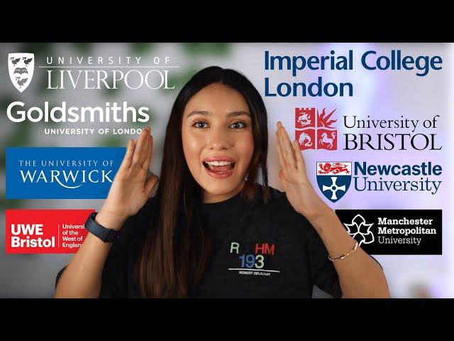 ¿CÓMO ME ACEPTARON en las MEJORES UNIVERSIDADES de INGLATERRA? + BECAS  | Immigo