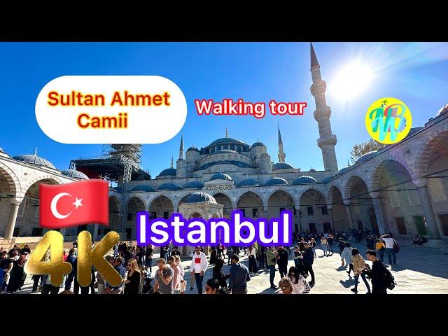 Sultan ahmet camii / istanbul / November 2024| Walking Tour/4K 60fps HDR