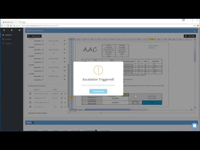 Upload Excel Templates for Paperless Manufacturing