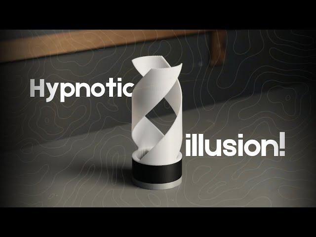 Creating a 3D-Printed Spiral Lamp That Spins and Create Stunning Illusions