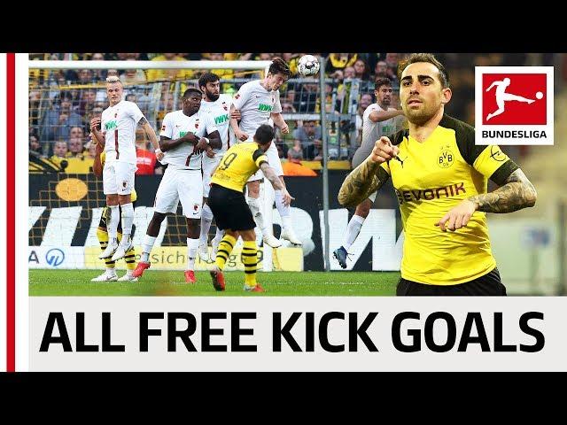 Free-Kick King Paco Alcacer - Wonder Goal with Crazy Trajectory - All his Dortmund Free-Kick Goals