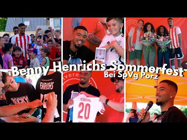 Nationalspieler Benjamin Henrichs besucht seinen ersten Fußballverein