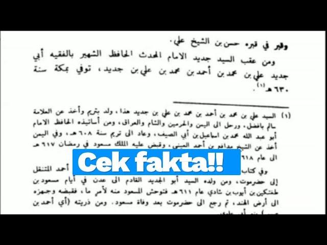 Ubaidillah dan Abdullah sosok berbeda ?? Cek fakta