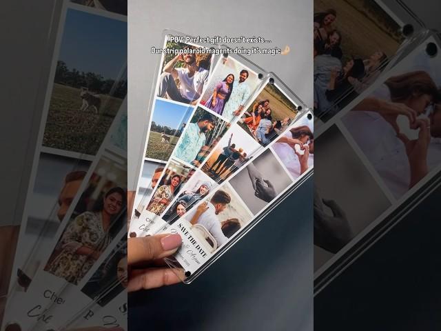 Acrylic Strip Polaroid Magnets  comment to order #fridgemagnets #giftideas #travellers #memories