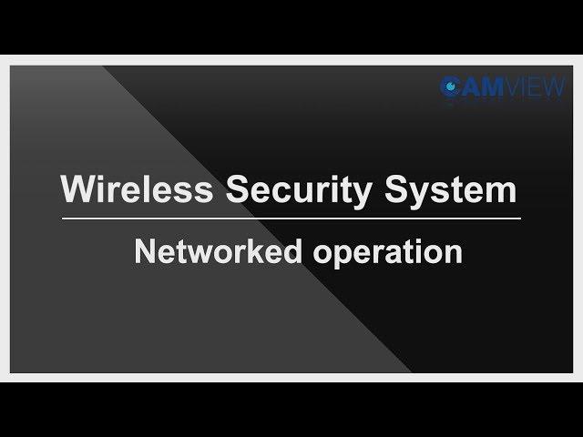 CAMVIEW Networked operation  [wireless seucrity system  NVR Camera Kit ]