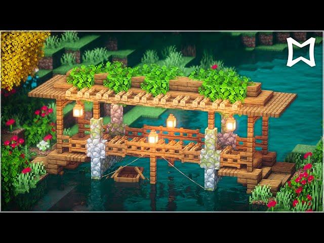 Minecraft Tutorial ► How To Build A Small Wooden Bridge (EASY)