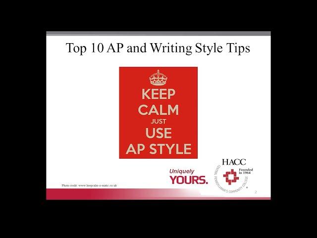 Mastering AP Style