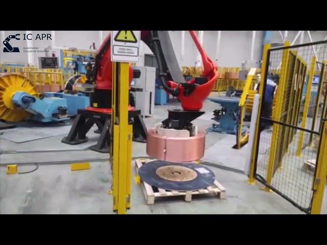 Робот для паллетирования бухты до 350 кг | Coil Palletizing Robot (coil up to 350 kg) KUKA KR 700 PA