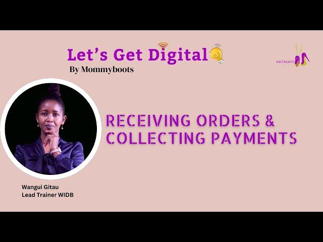 Receiving Orders and Collecting Payments