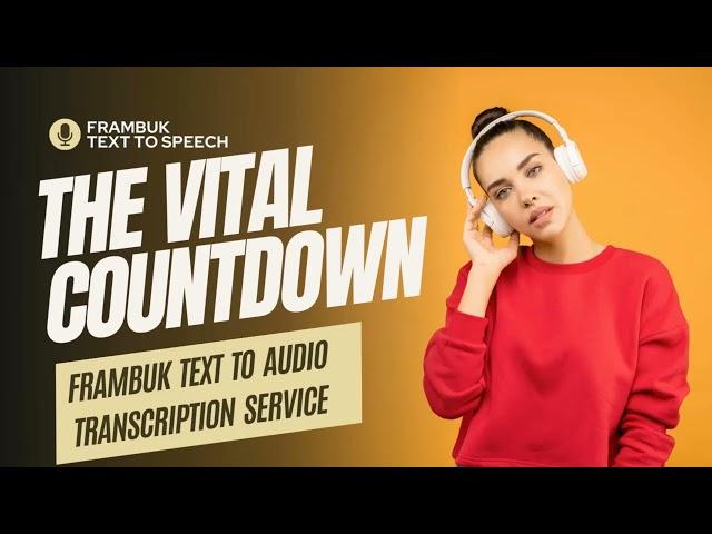 The Vital Countdown - Frambuk Text To Audio Transcription Service Sample