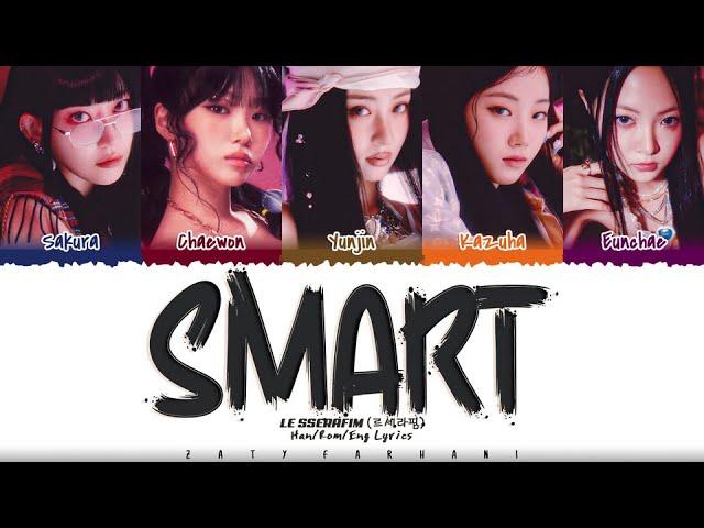 LE SSERAFIM (르세라핌) - 'SMART' Lyrics [Color Coded_Han_Rom_Eng]