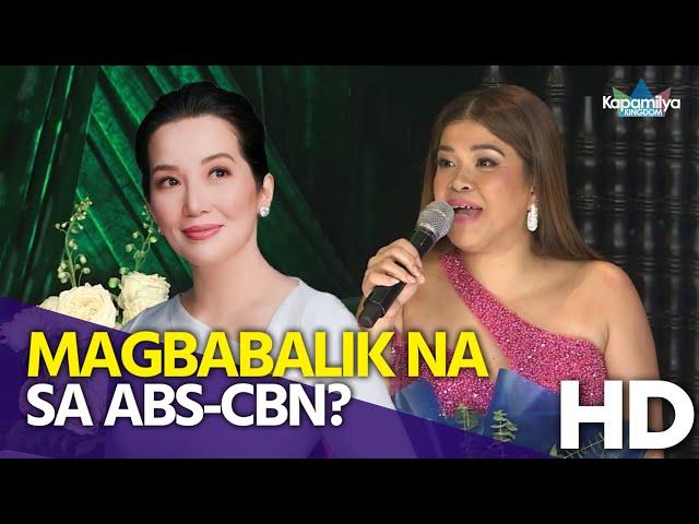 Kris Aquino, magbabalik na sa ABS-CBN? Makakasama si Melai Cantiveros?