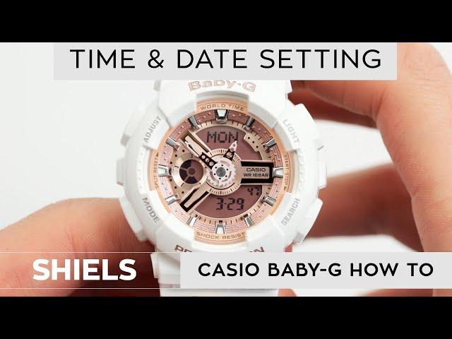 How To Change Time On A Baby-G Watch