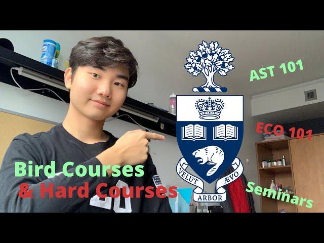 COURSES YOU SHOULDN'T/SHOULD TAKE | UNIVERSITY OF TORONTO | BIRD COURSES & HARD COURSES