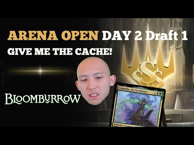 GIVE ME THE CACHE! | Arena Open Day 2 Draft 1 | Bloomburrow Draft | MTG Arena