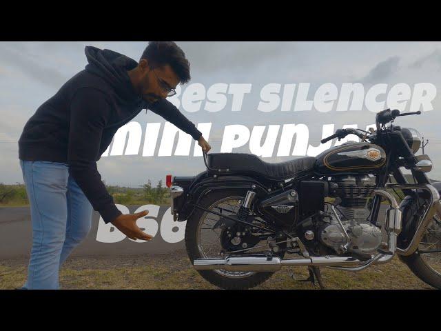 Mini Punjab Silencer Royal Enfield BS6 Detailed Review | BS6 Standard Bullet 350 Exhaust Change