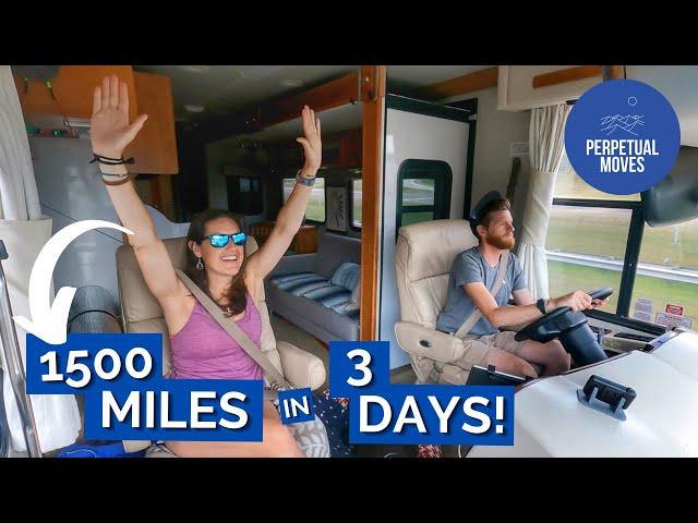 Cross Country RV Road Trip: 1500 Miles in 3 Days [part 2]