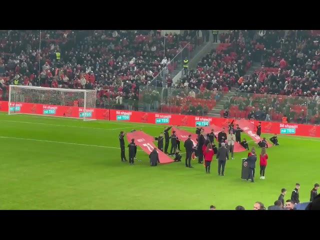 Ceremonia, 4 lojtarë i japin lamtumirën Kombëtares në stadiumin "Air Albania"