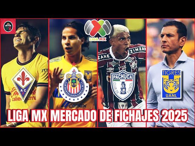 Liga MX Nuevos FICHAJES y SALIDAS para el Mercado de Traspasos del 2025