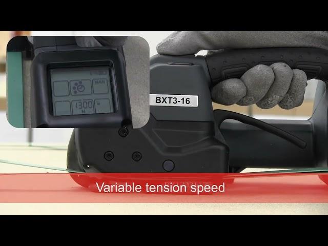 How to use signode bxt3 | How to use a battery strapper