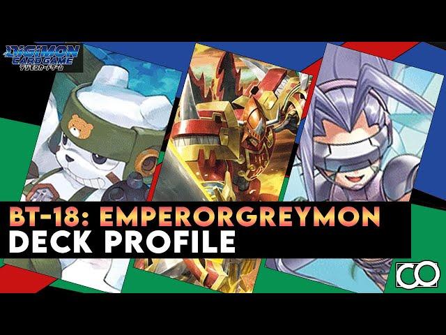 BT-18: Emperorgreymon Deck Profile! New Hybrid Engine! (Digimon Card Game)