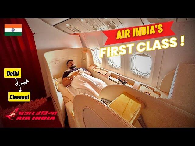 UnBoxing AIR INDIA Boeing 777 FIRST CLASS Experience After TATA TAKEOVER : Unlimited FOOD