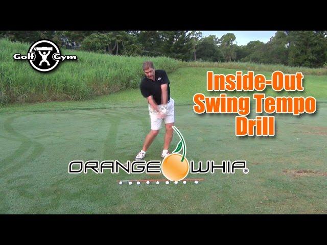 Inside Out Golf Swing Drill With The Orange Whip Trainer