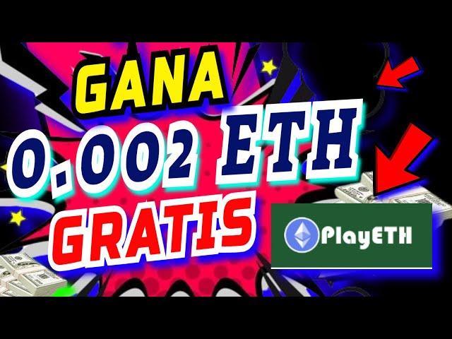 "PlayEth" Página para ganar DINERO sin INVERTIR - Gana ETH cada Hora