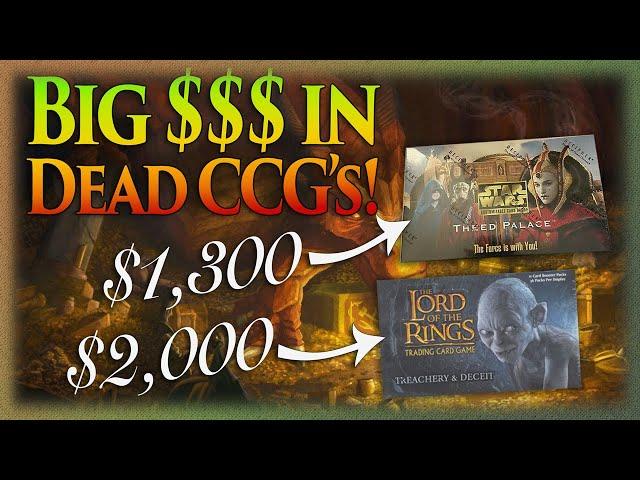 Aristocards - BIG MONEY in Dead CCG market - LOTR TCG SWCCG Harry Potter Card Games