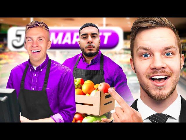 Jeg ansætter 2 NYE medarbejdere! (Supermarket Simulator)