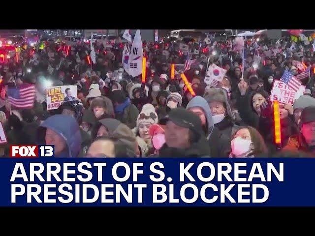 Military blocks arrest of South Korean president | FOX 13 Seattle