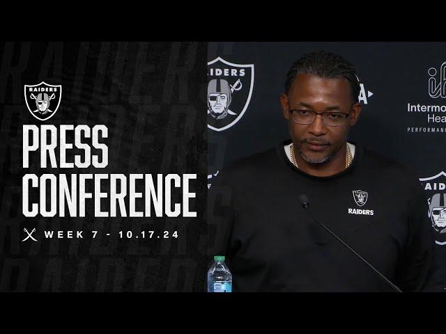 Coach Graham Presser - 10.17.24 | Raiders | NFL