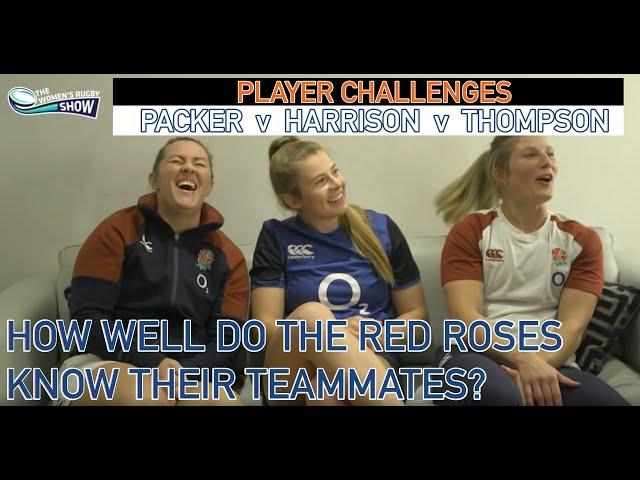 Marlie Packer v Zoe Harrison v Lydia Thompson - The Women's Rugby Show Player Challenges