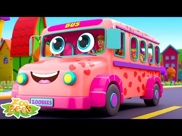 The Wheels On The Bus | Baby Bus Song | Nursery Rhymes and Kids Songs For Children With Zoobees