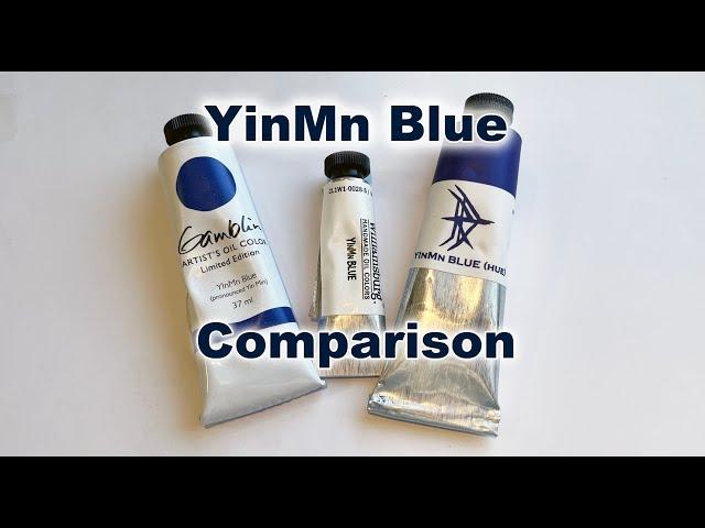 YinMn Blue Oil Paint Comparison