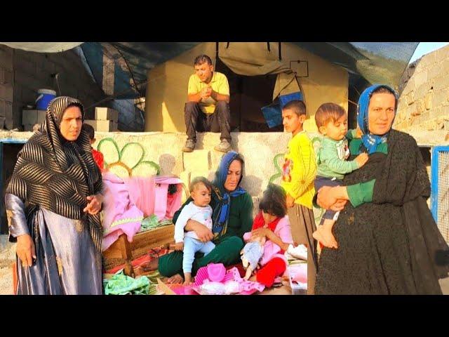 A single woman, two children, a lost smile that was found in a meeting with Abolfazl Rafiq Mohammad