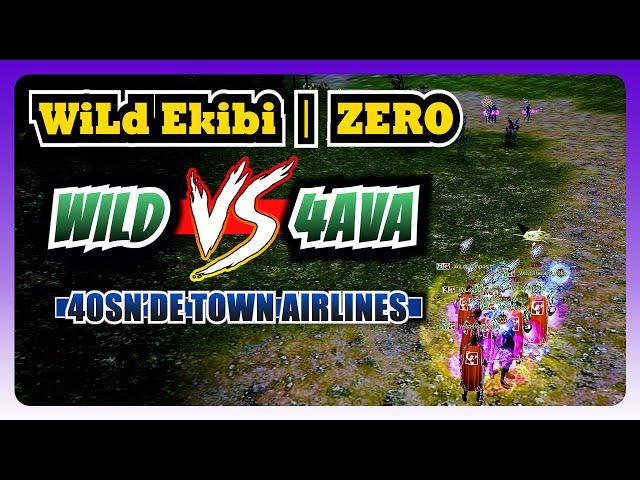 WiLd vs 4Ava | 40 SANİYE'DE TOWN AIRLINES #knightonline #zero  #wild #justthegame