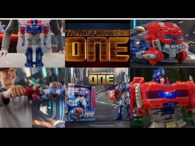 Awesome commercial transformers one power flip Optimus prime. TF movie tv advert Orion pax figure