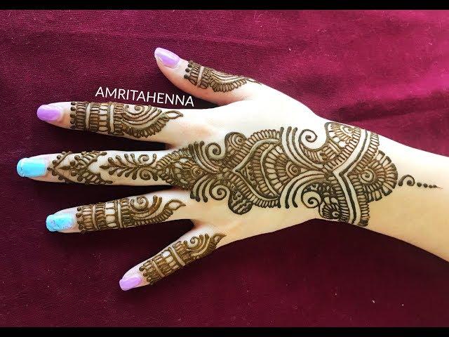 LATEST RAMADAN 2018 HENNA MEHNDI DESIGN | NEW BEAUTIFUL MEHENDI FOR RAMZAN 2018